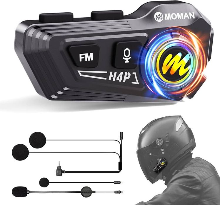 Căști Bluetooth Moman RS-H4P cu microfon pentru cască