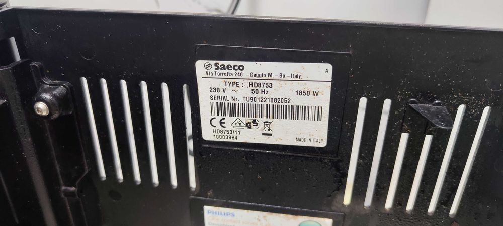 Espressor Automat Philips Saeco Intelia HD8753/11 Aparat Cafea Boabe