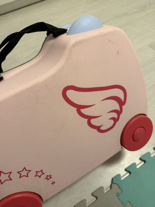 Детски куфар прасе за яздене