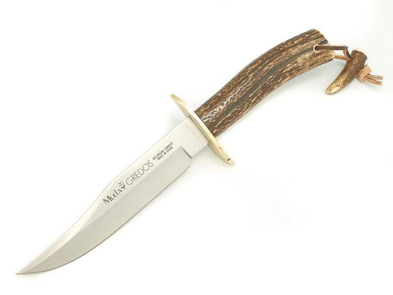 Ловен Нож GRED-17 Муела Испания Muela Ест. Кожа Еленов Рог Loven Noj