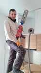 Gaura HOTA Centrala Carota Ventilatie Clima Cos Semineu Taiere beton