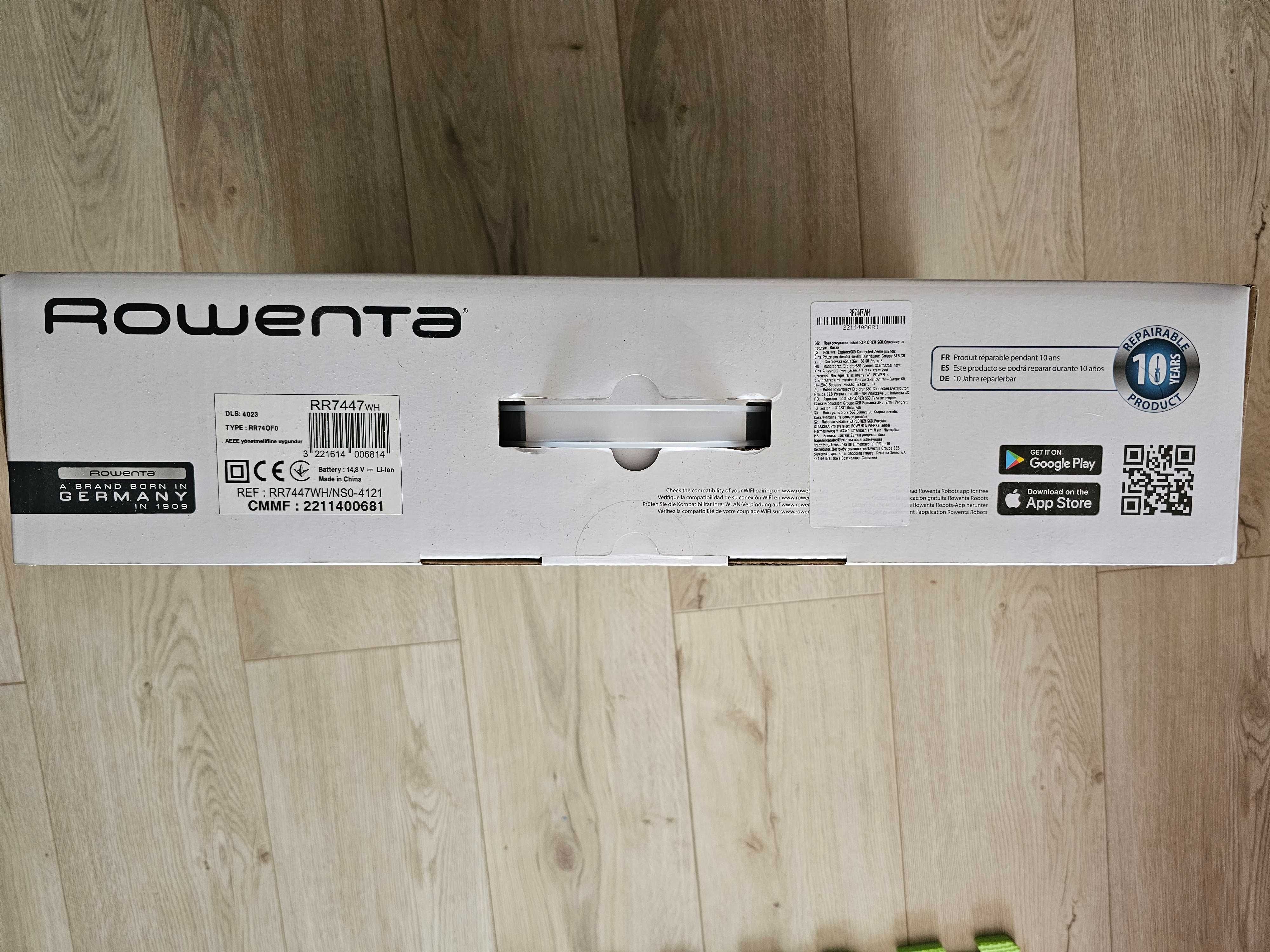 Прахосмукачка робот ROWENTA X-PLORER Allergy Serie 60 RR7447WH