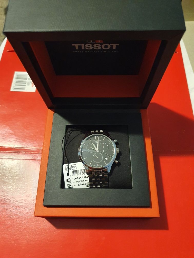 Ceas Tissot Tradition T-Classic Black Chronograph