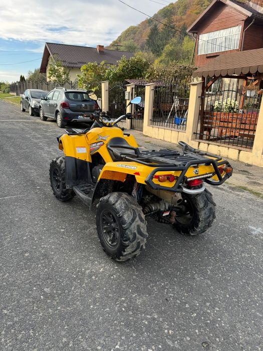 Vând sau schimb  atv can-am outlander 2008 800cc 72cp varianta lunga