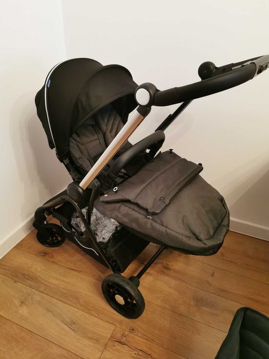 Carucior copii 4 in 1 Chicco One4Ever - Pirate Black