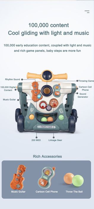 Antepremergator 3 in 1 Baby Walker