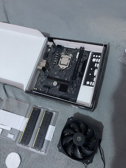 Комплектуещие для пк:i5 10400f, ddr4, ch510m-k m.2 v20, кулер.