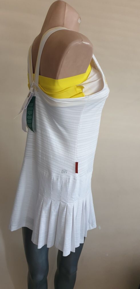 Lacoste X Roland Garros Dress 40 / M НОВО ОРИГИНАЛ Дамска Спортна Рокл