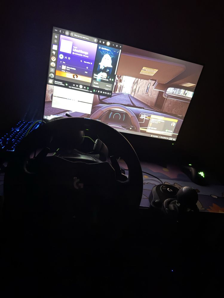 Волан с педали logitech g923 + shifter