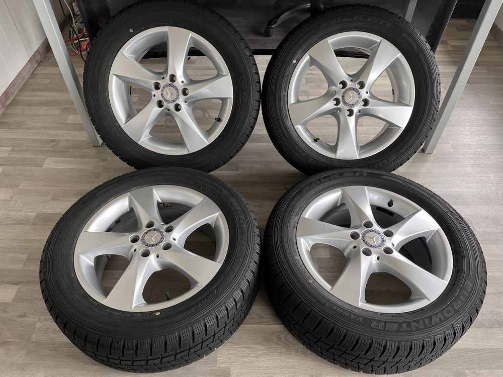Оригинални джанти 17 цола 5х112 за Мерцедес/Mercedes с гуми 225/55/17C