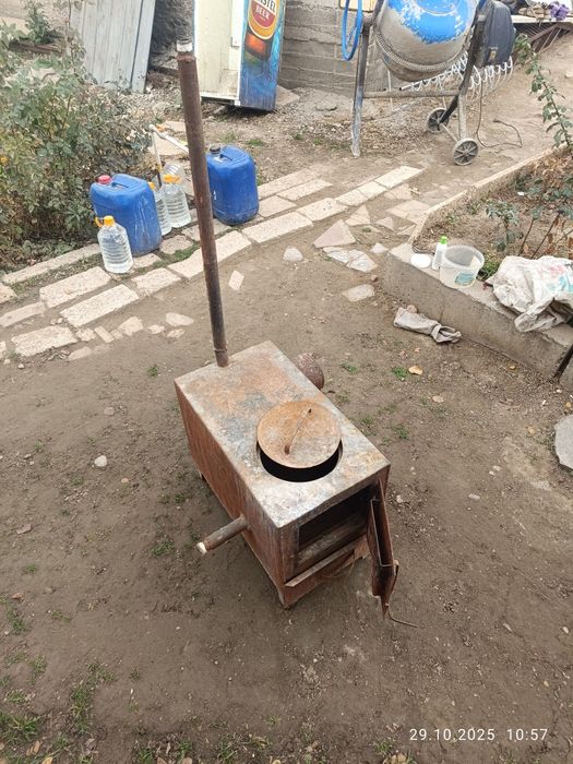 Продам б/у печь ручной работы