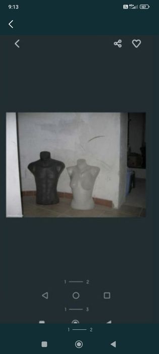 Bust de dama din abs