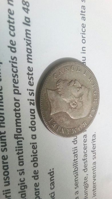 Moneda 1 leu Carol l