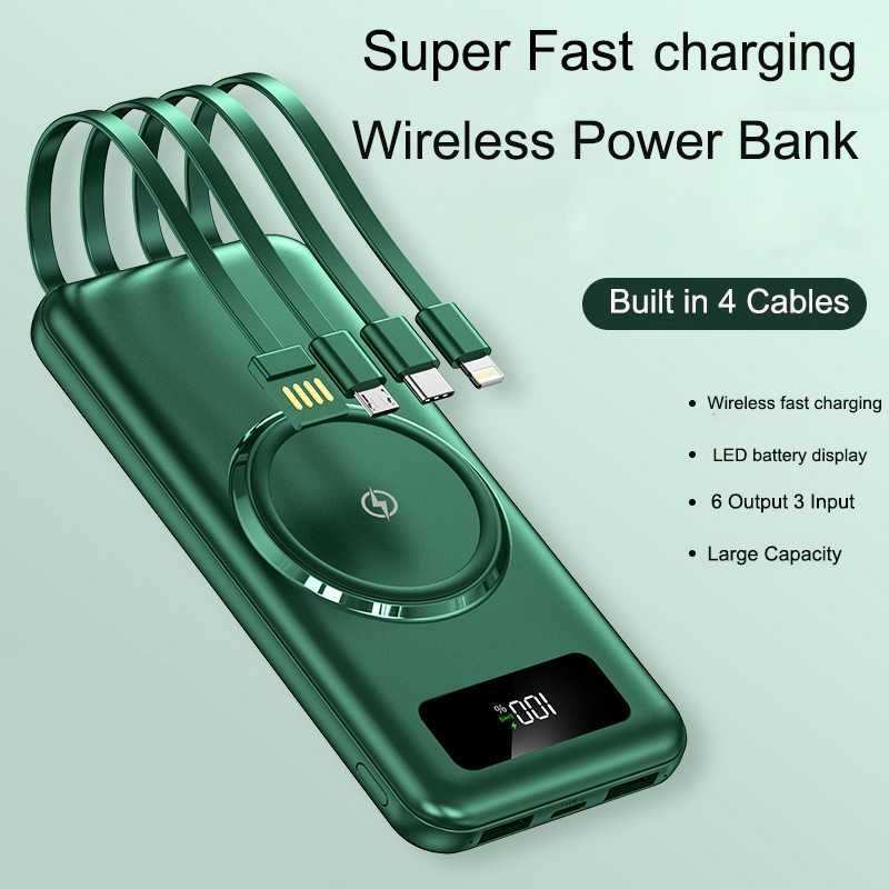 Външна батерия STELS Q90, PowerBank, 30000mAh