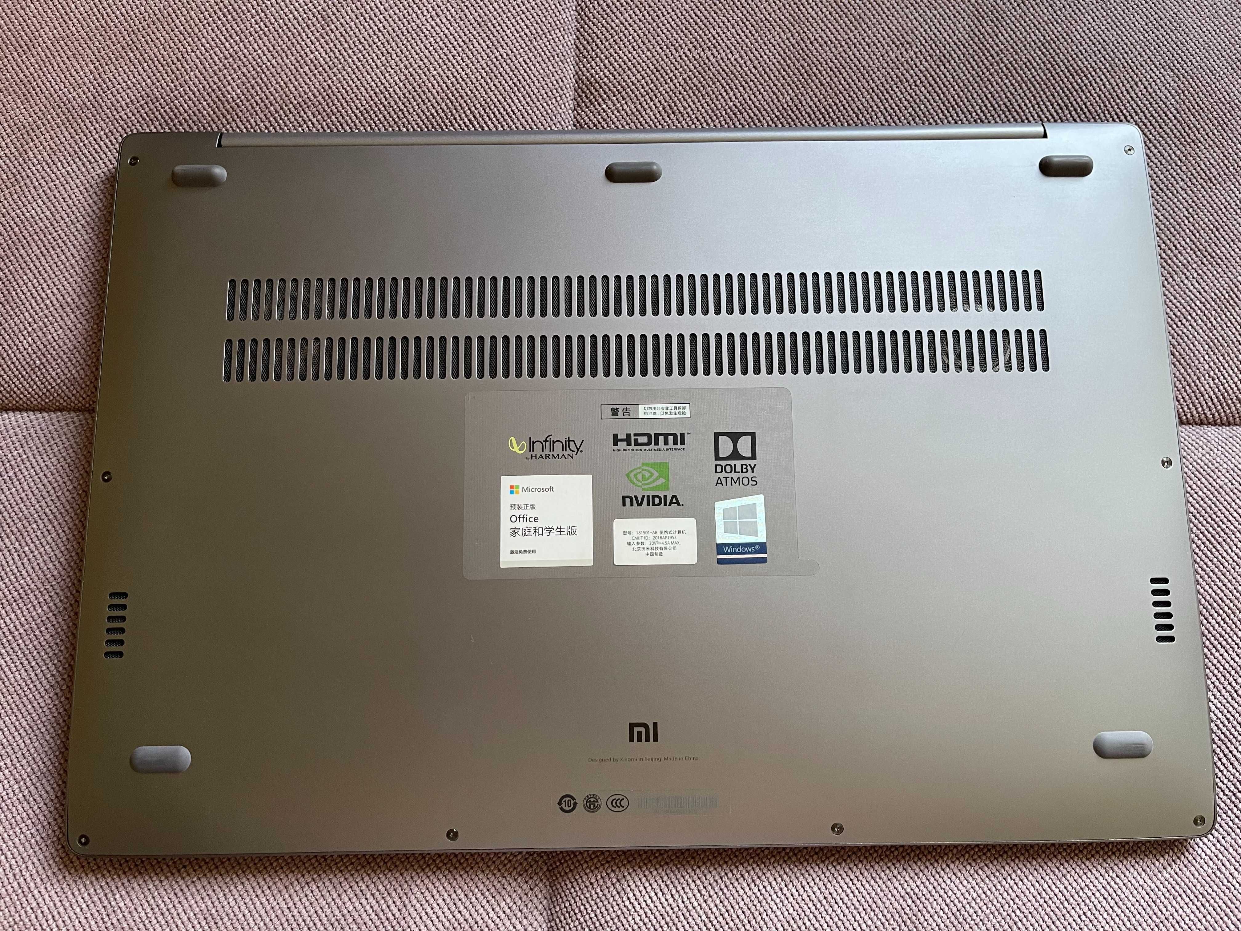 Xiaomi Mi NoteBook Pro 15, i-7, 16Gb, 512-SSD, GTX-1050