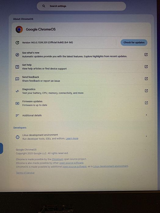 Asus Chromebook 15 inch CX1500 Celeron N4500