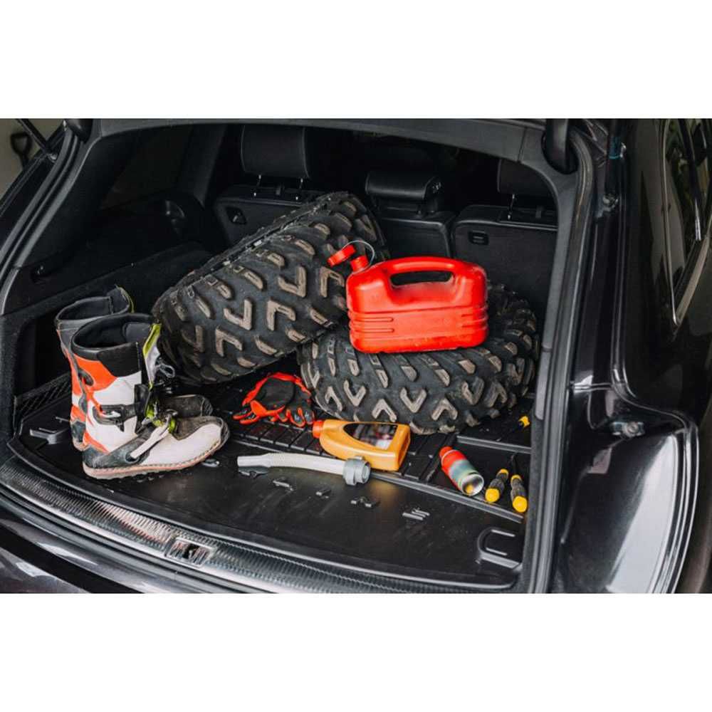 Гумена стелка за багажник Skoda Octavia комби, без странични джобове
