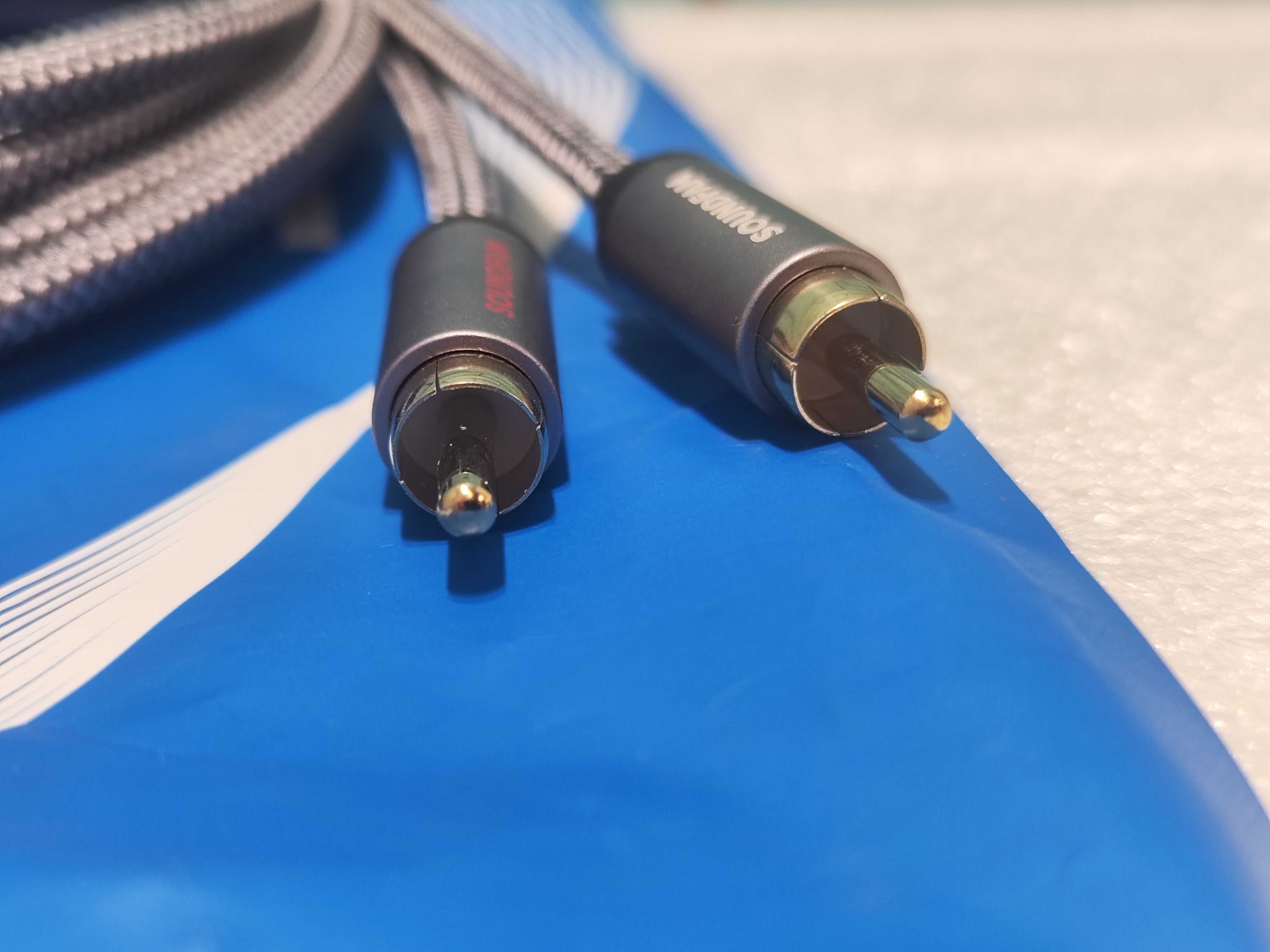 SOUNDFAM 5M стерео RCA кабел за субуфер и HiFi усилватели