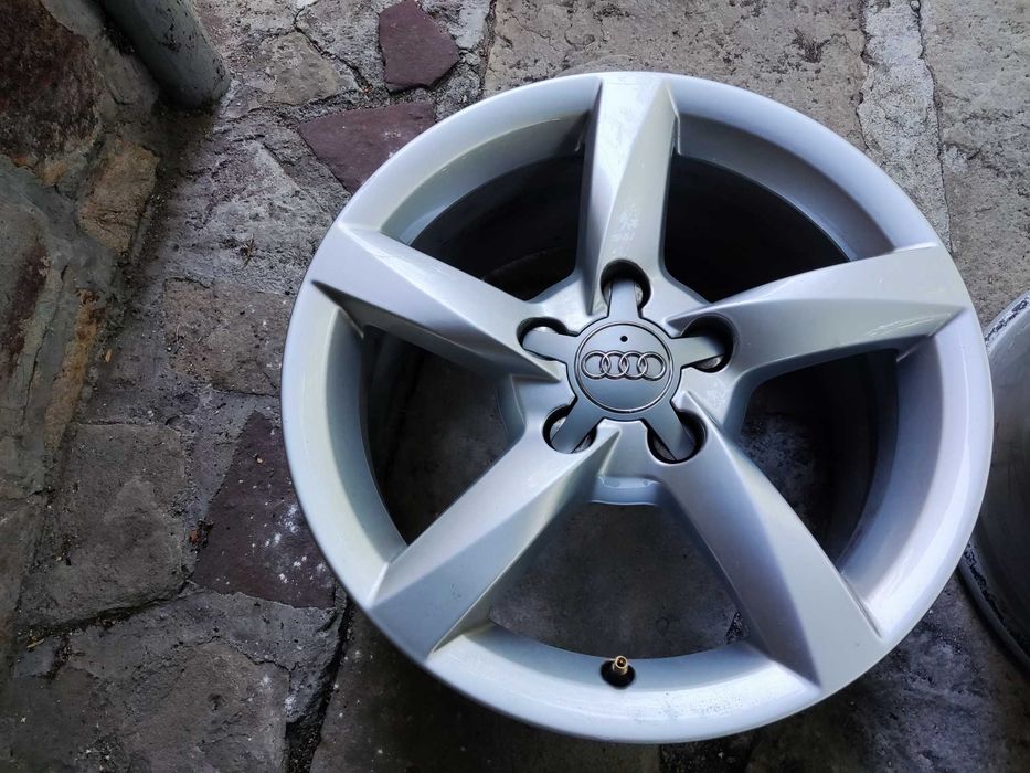 Audi 5х112 - 16 цола оригинални лети джанти Ауди (А4 B8 Face) .
