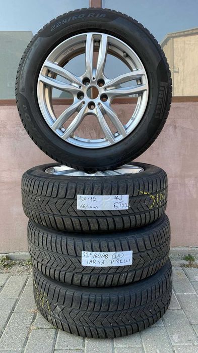 jante bmw seria 5 G 30 G 31 X1  G11 G12 5X112 Iarna 225 60 18 pirelli