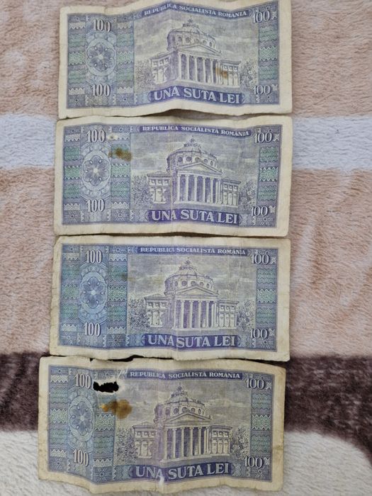 Vand Bancnote 100 lei Bălcescu.