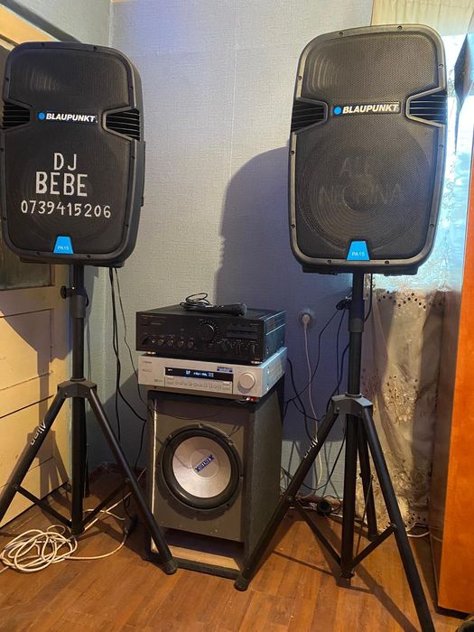 Vând boxe active + bass cu o putere fantastica