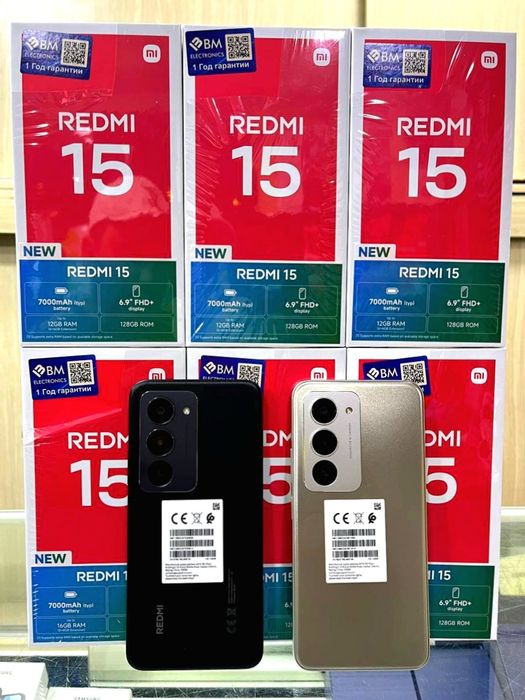 Redmi 15 16/256Gb 12/128Gb new