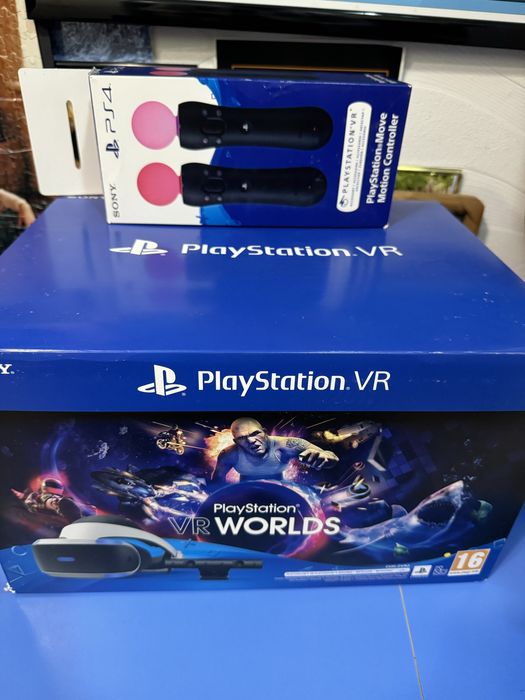 Продам playstation VR и move sticks