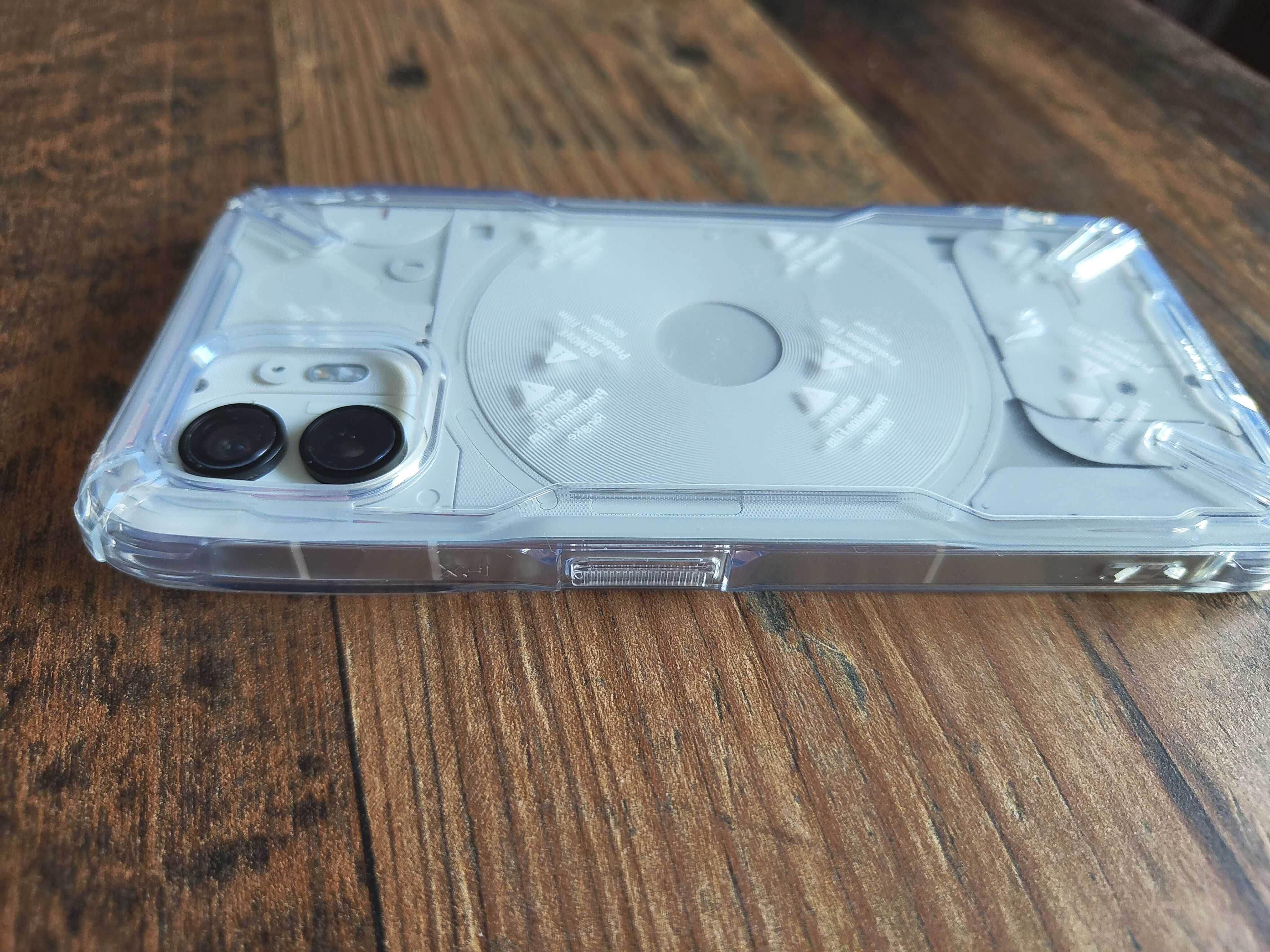 Калъф за Nothing Phone (2) Spigen Hybrid Smoked, Ringke Fusion X Clear