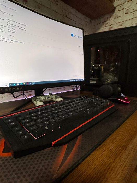 Геймърски компютър + 27” MSI Optix MAG271C (144Hz)