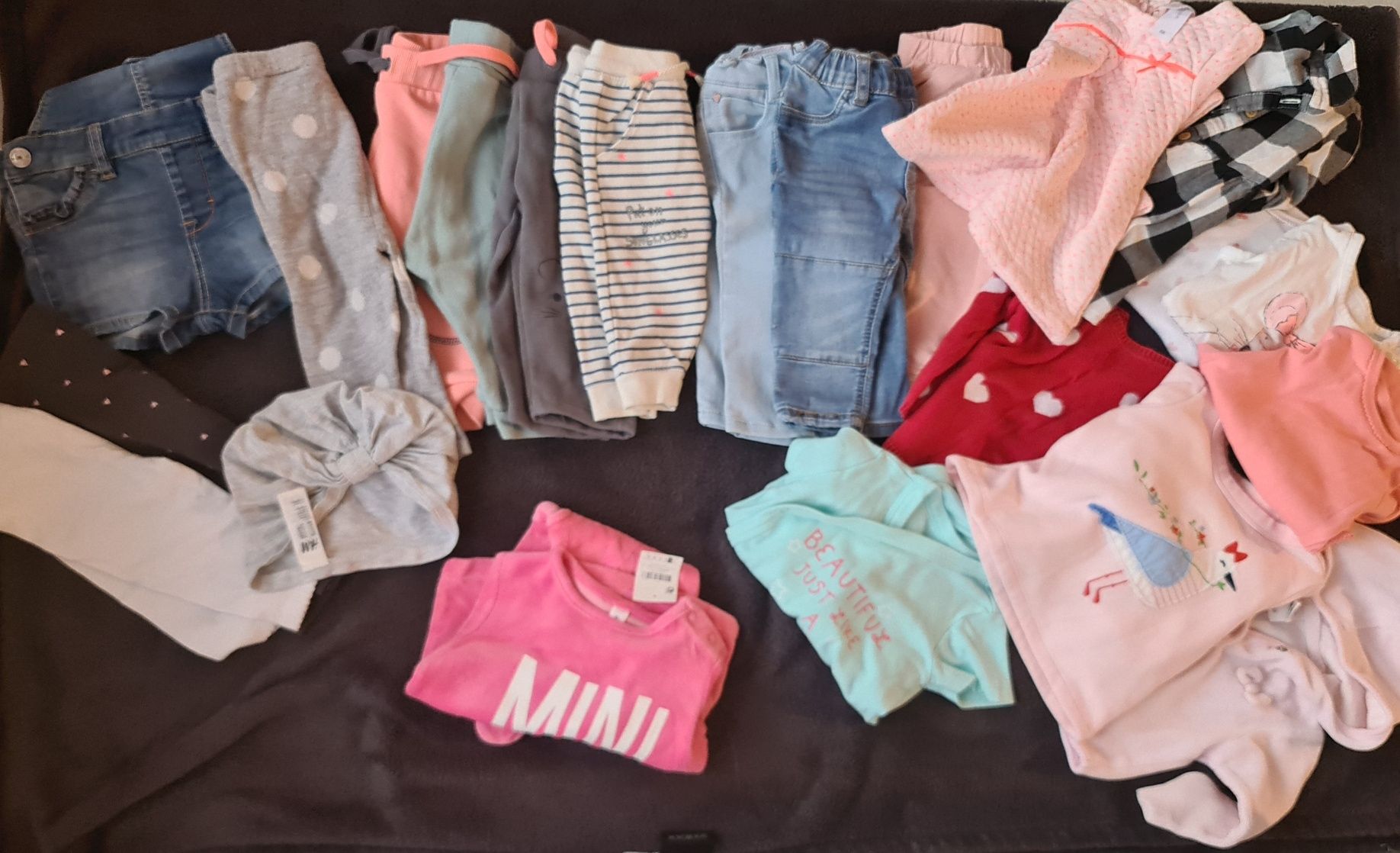 Lot hăinuțe marime 68 H&M, zara, waikiki cadou pijama plus