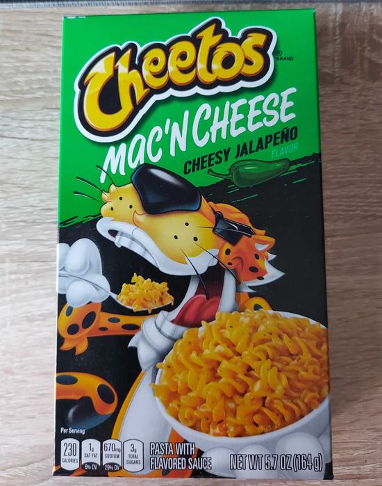 ОРИГИНАЛ Макароны Cheetos Mac 'N Cheese (Сырный Халапеньо) пачка