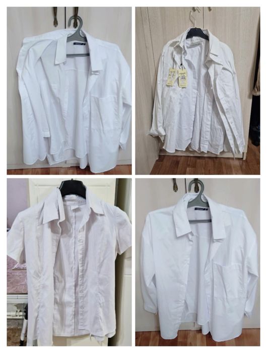 Женские белые рубашки
