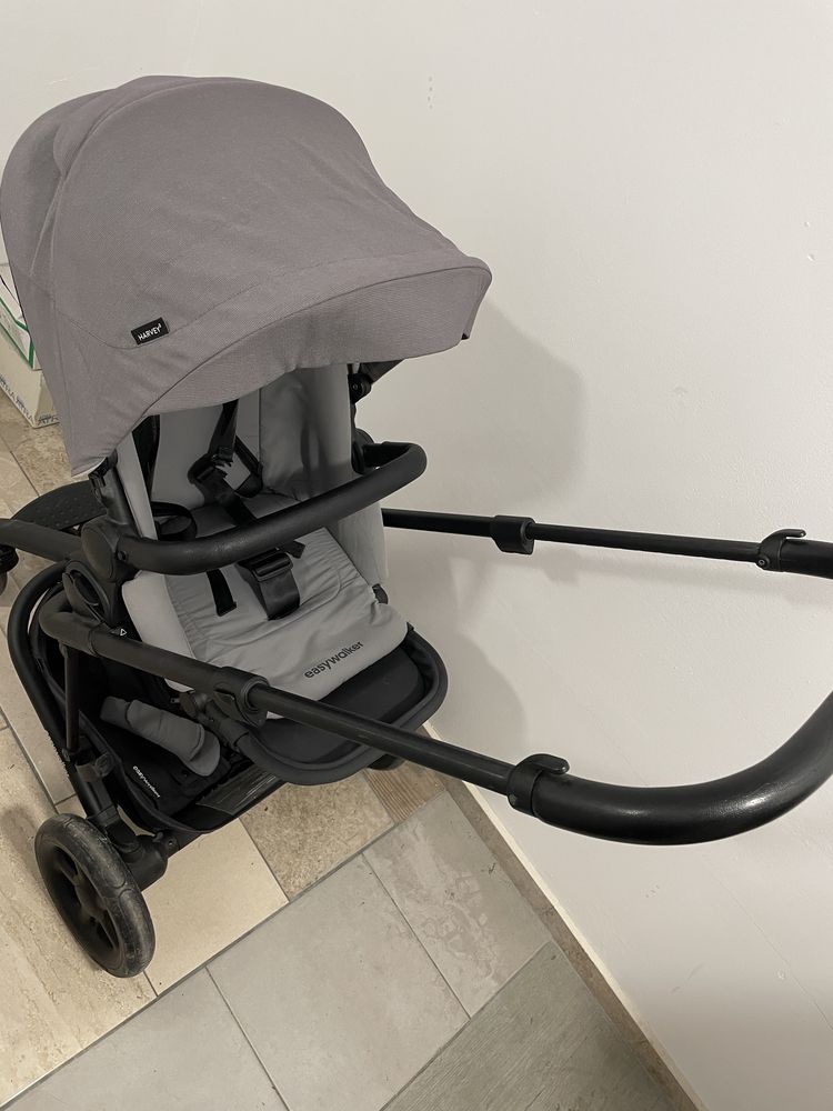 Комбинирана детска количка Easywalker Harvey 2, 2 в 1, Stone Grey