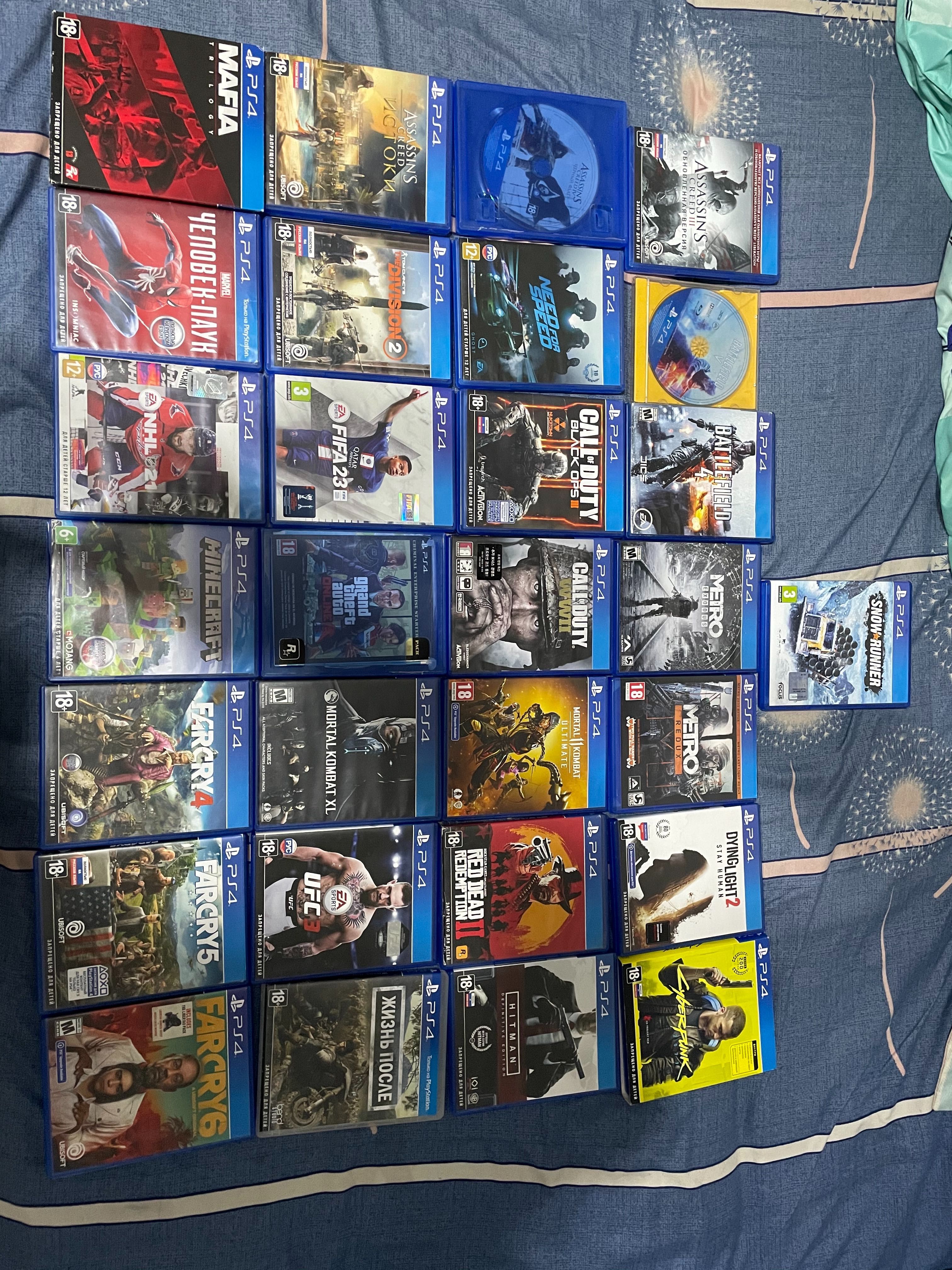 Продам игры, диски. PS 4