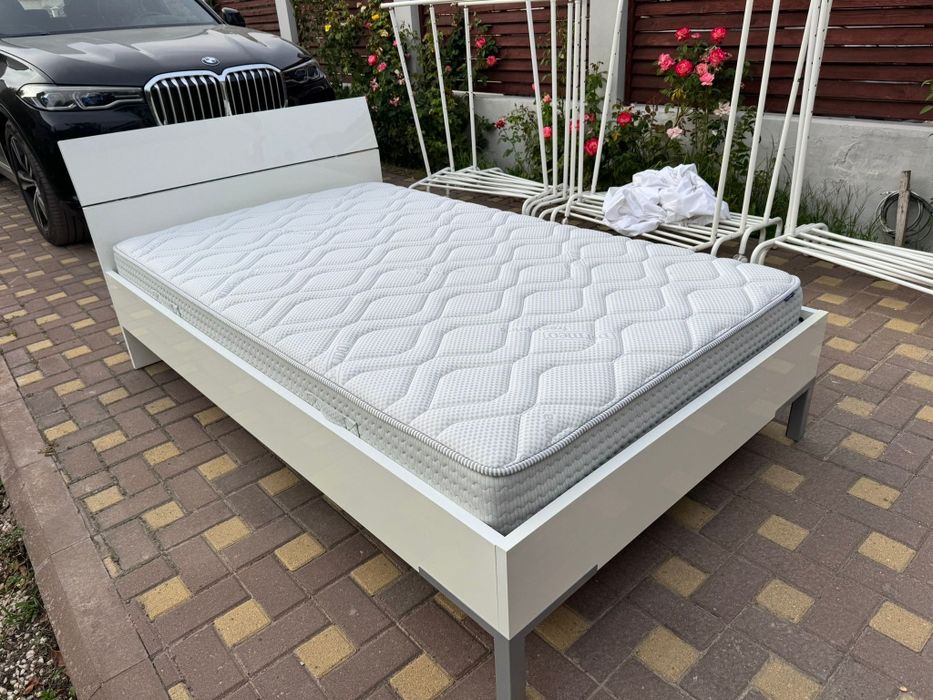 Pat copii ikea plus saltea Dormeo 120/200