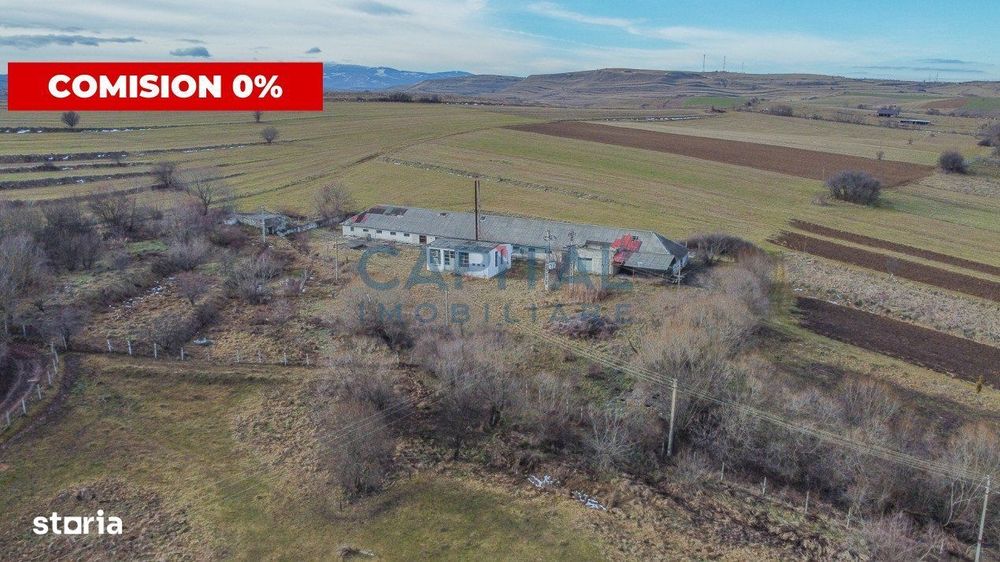Comision 0%! teren intravilan 7,400 mp cu constructie 826 mp, sat Pani