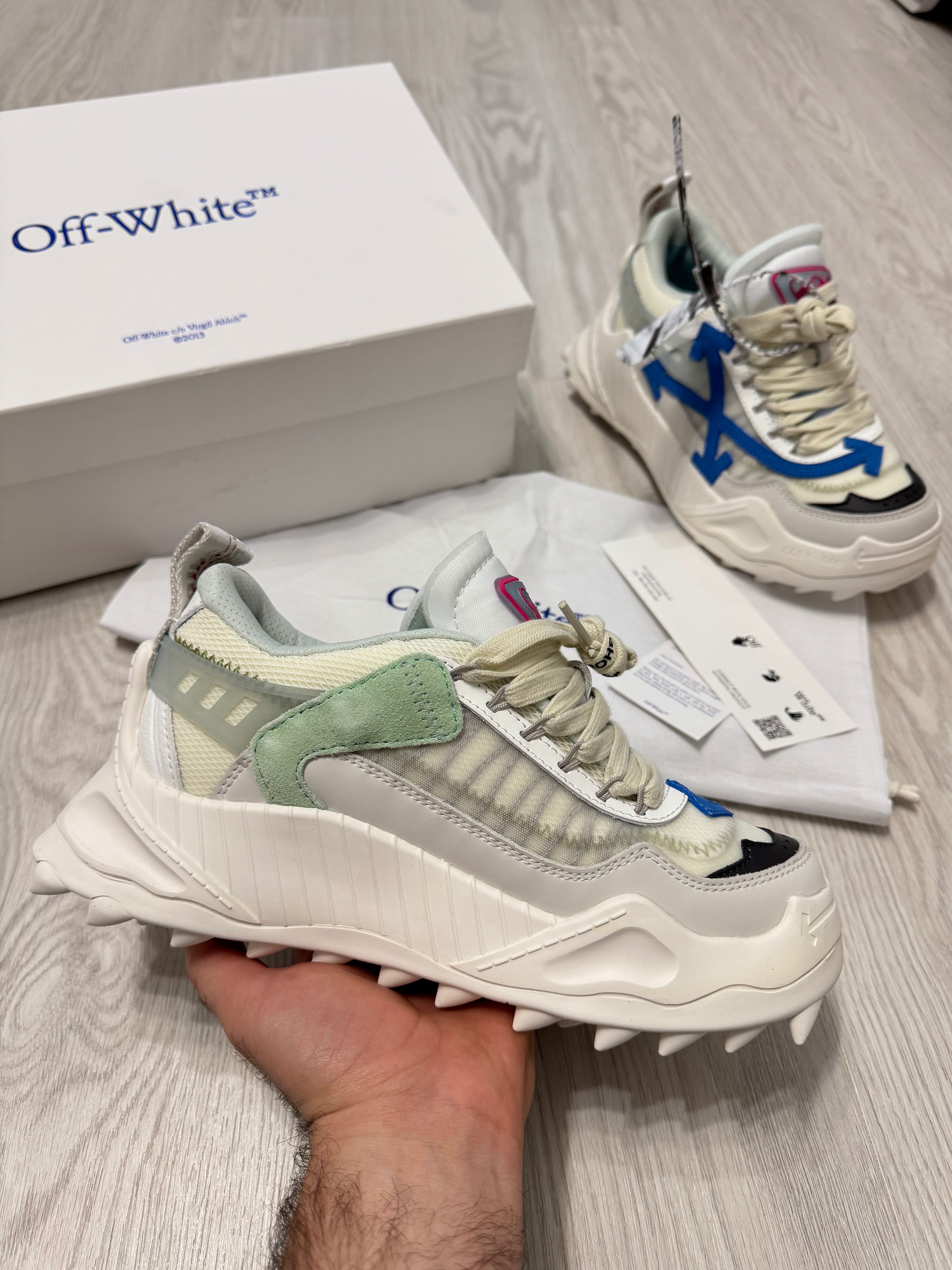 Adidasi OFF WHITE, Odsy 1000 SNEAKERS Premium din Piele Full Box NOI