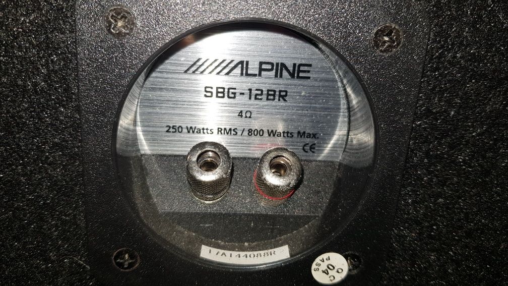 Subwoofer Alpine auto