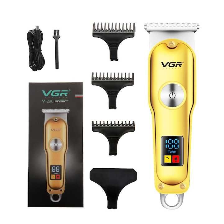 Машинка за подстригване VGR V290, 220V, 5W, златиста