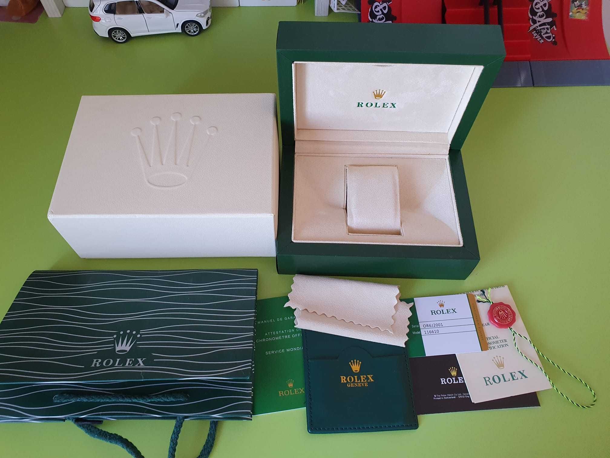 Cutie Rolex New Green 2024+ Accesorii