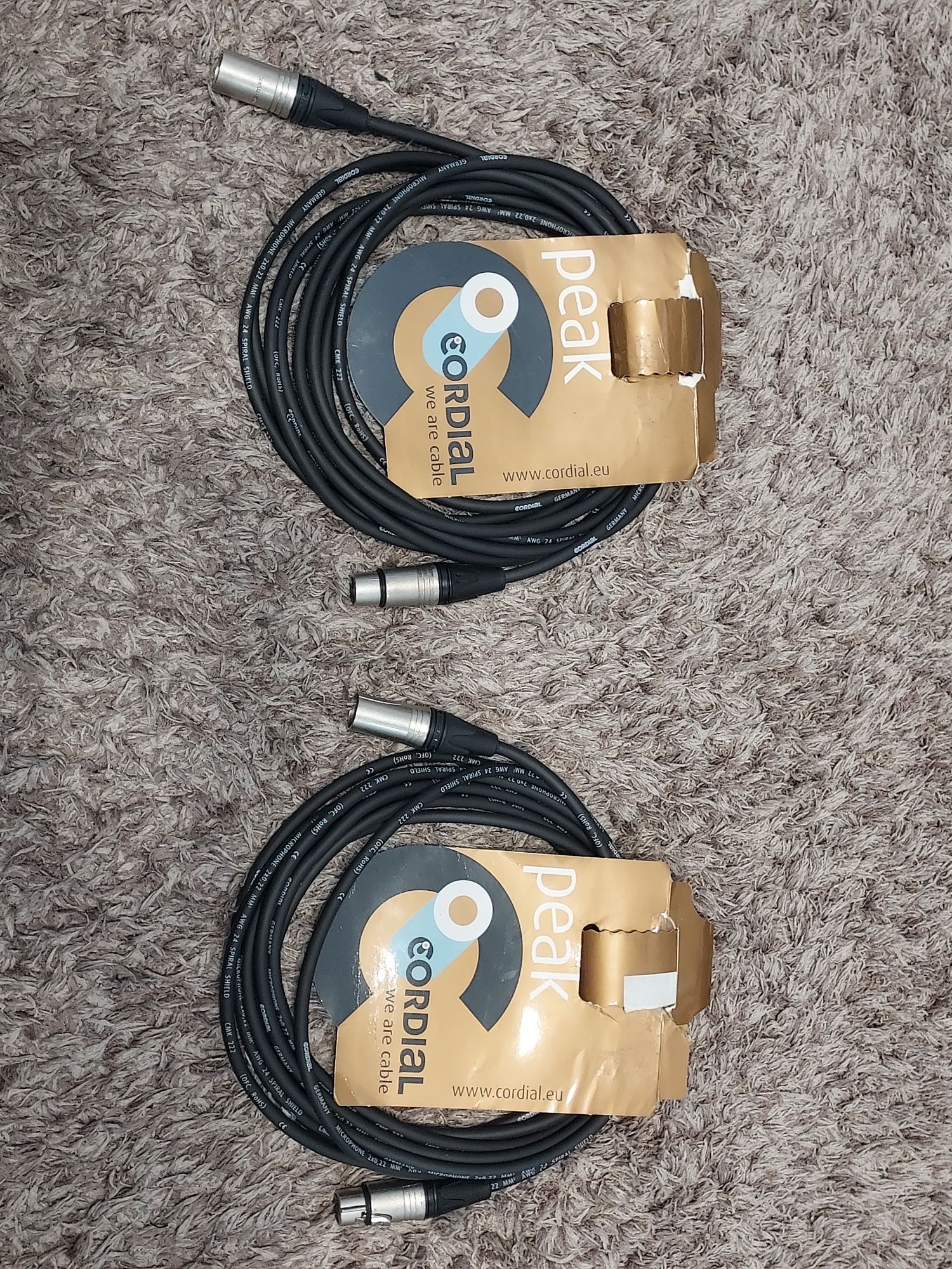 Cablu semnal Cordial XLR-XLR pt.Boxe Active/Microfon/Subwooferi/Lumini