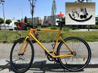 bicicleta elops 500 single speed modificata XL + accesorii