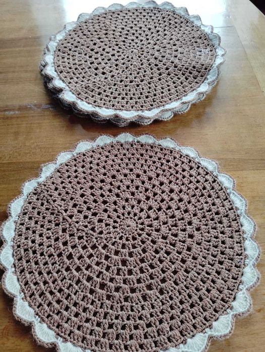 Suport farfurie croșetat handmade