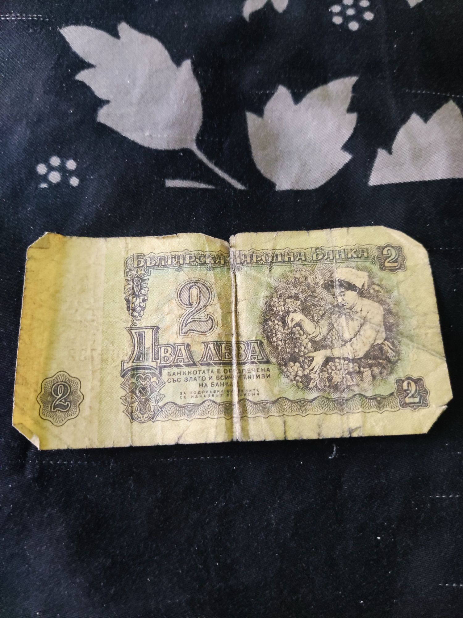 Банкнота от 2 лв. 1974 г