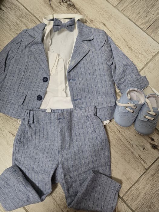 Costum botez bebe 68 cm