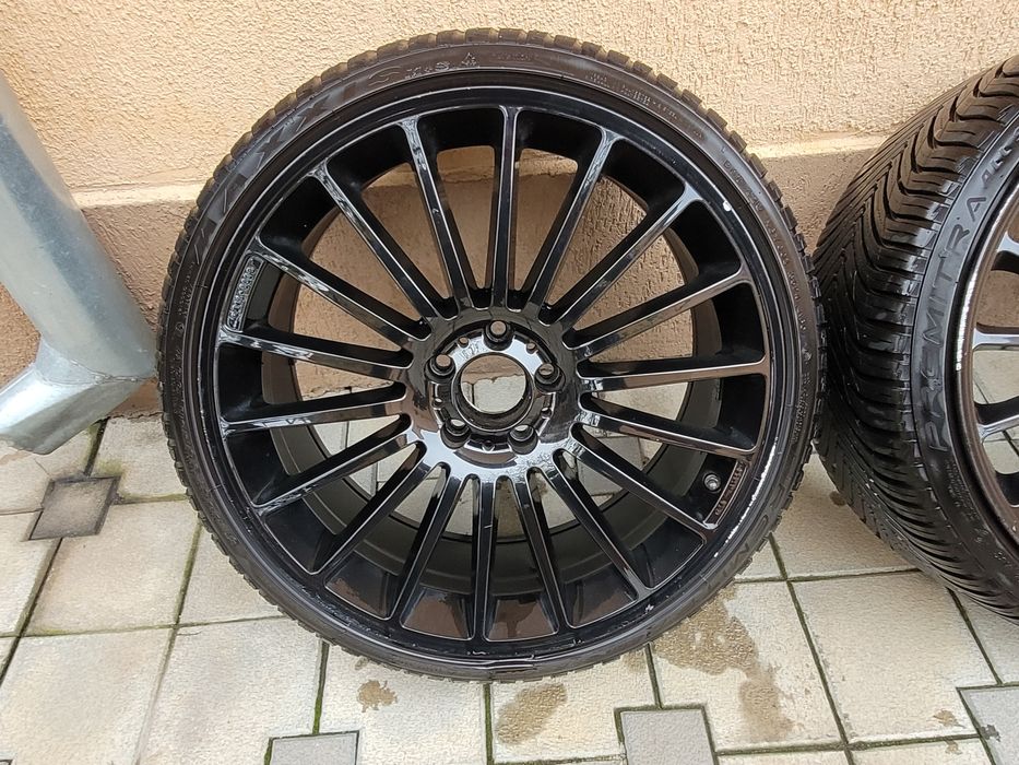 Jante aliaj Mercedes 5x112 anvelope  all season m+s 225 35 20