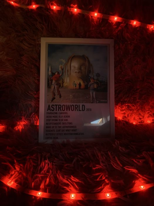 Tablou,album Travis scott Astroworld