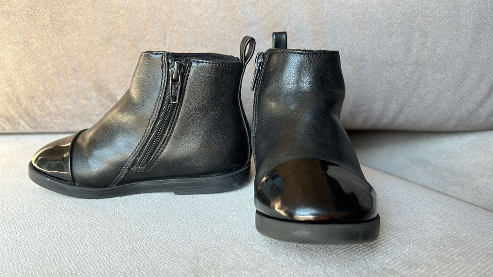 Ghete Zara Piele Naturala+piele lacuita