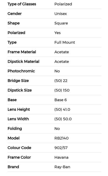 Слънчеви Очила RayBan  WAYFARER RB2140